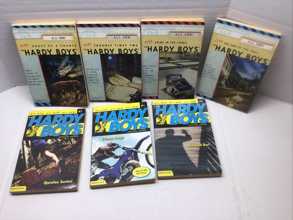 Hardy Boys Mystery Book Lot 7 Undercover Brothers Case Files Aladdin Paperbacks